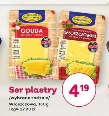 Ser w plastrach Włoszczowa promocja w Bliski