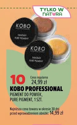 Pigment do powiek Kobo Professional Pure Pigment promocja w Drogerie Natura