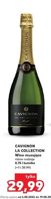Wino musujące Cavignon La Collection promocja w Kaufland