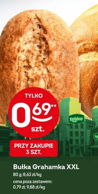 Bułka Grahamka XXL promocja w Żabka