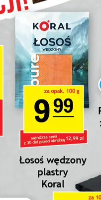 Łosoś wędzony plastry promocja w Gram Market