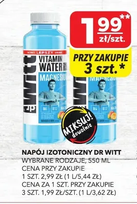 Napój izotoniczny Dr Witt promocja w Top Market