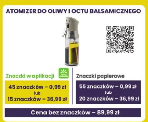 Atomizer do oliwy i octu balsamicznego promocja w Stokrotka