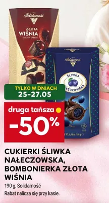 Bombonierka Złota Wiśnia Solidarność promocja w Stokrotka