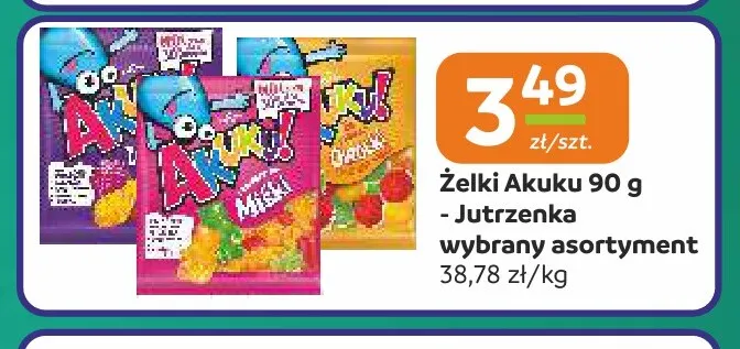 Żelki Akuku! Jutrzenka promocja w Gama