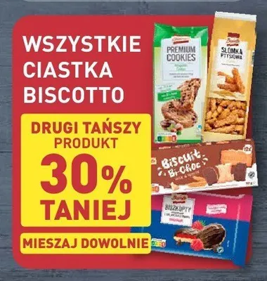 Ciastka Biscotto Biscuit Bi-Choc promocja w Aldi