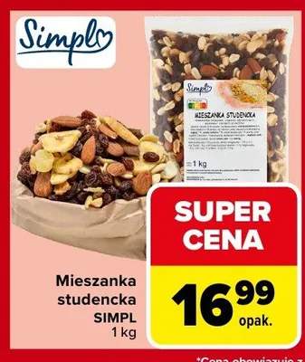 Mieszanka studencka promocja w Carrefour