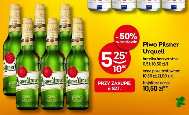 Piwo Pilsner Urquell promocja w Żabka