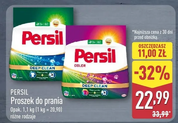 Proszek do prania promocja w Aldi