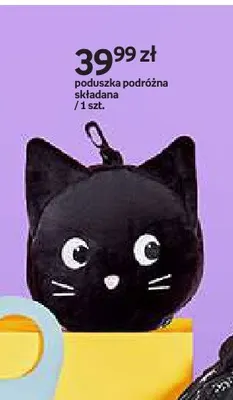 Poduszka podróżna składana Purrrfect School promocja w Empik