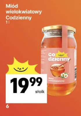 Miód wielokwiatowy promocja w Delikatesy Centrum