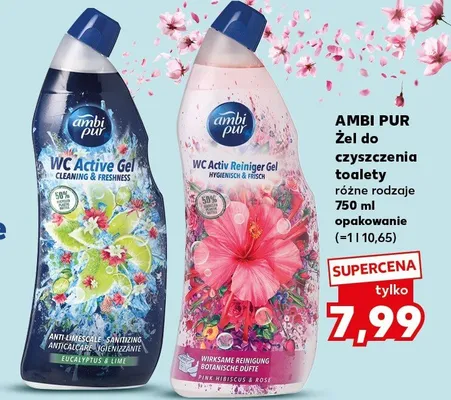Żel do czyszczenia toalety różne rodzaje Ambi Pur promocja w Kaufland