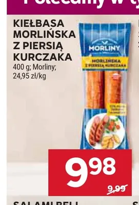 Kiełbasa morlińska z piersią kurczaka Morliny promocja w Stokrotka