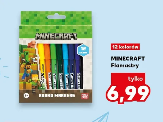 Flamastry Minecraft promocja w Kaufland
