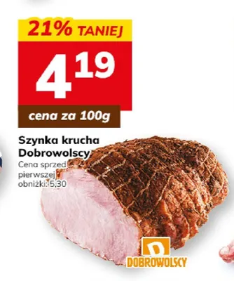 Szynka krucha Dobrowolscy promocja w Hitpol