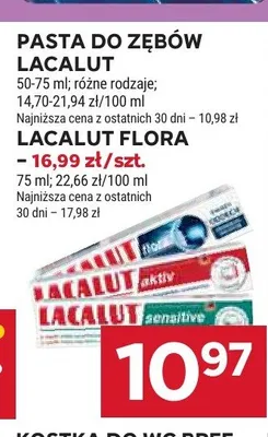Pasta do zębów Lacalut promocja w Stokrotka