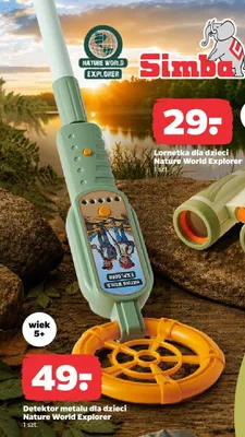 Detektor metalu dla dzieci Nature World Explorer promocja w Netto
