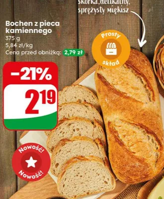 Bochenek z pieca kamiennego promocja w Dino