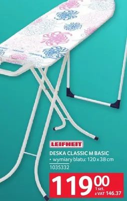Deska Classic M Basic Leifheit promocja w Selgros