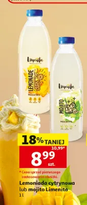 Lemoniada cytrynowa Limonita promocja w Auchan