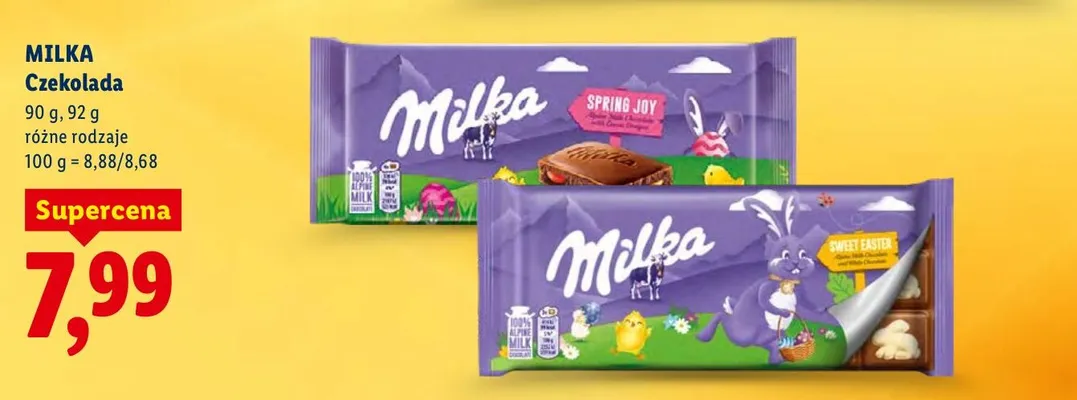 Czekolada różne rodzaje promocja w Lidl