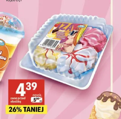 Lody Iza Koral promocja w Delikatesy Centrum