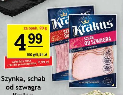 Szynka od szwagra Krakus promocja w Gram Market