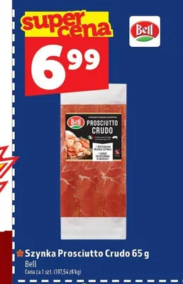 Szynka Prosciutto Crudo Bell promocja w TOPAZ