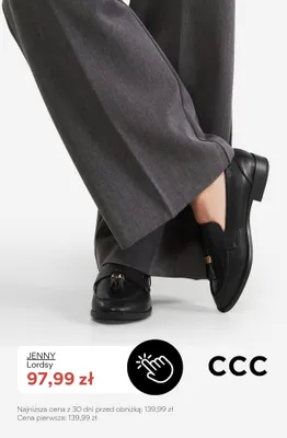 Buty damskie lordsy Jenny promocja w CCC