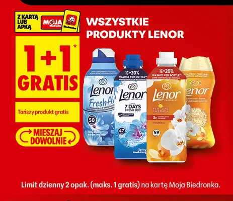 Produkty Lenor promocja w Biedronka