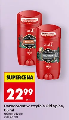 Dezodorant w sztyfcie różne rodzaje promocja w Biedronka