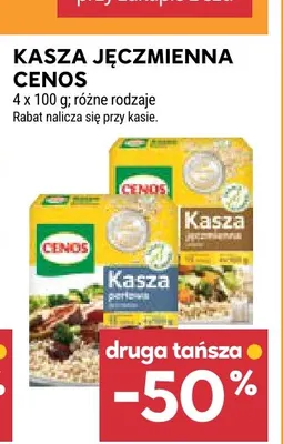 Kasza jęczmienna Cenos promocja w Stokrotka