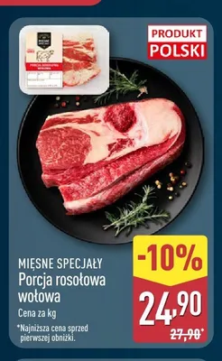 Porcja rosołowa wołowa Mięsne Specjały promocja w Aldi