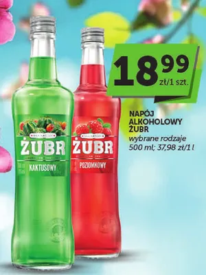 Napój alkoholowy Żubr poziomkowy promocja w Groszek