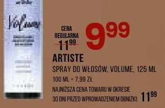 Spray do włosów Volume promocja w Drogerie Natura