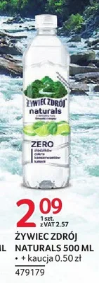Napój Żywiec Zdrój Naturals promocja w Selgros
