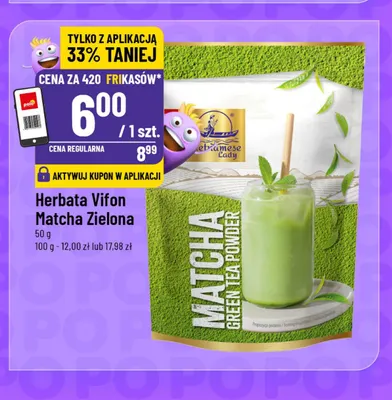 Herbata Vifon Matcha Zielona promocja w POLOmarket