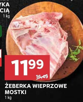Żeberka wieprzowe mostki promocja w Stokrotka