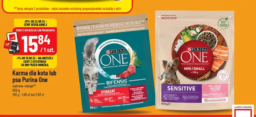 Karma dla kota Purina One Sterilcat promocja w POLOmarket