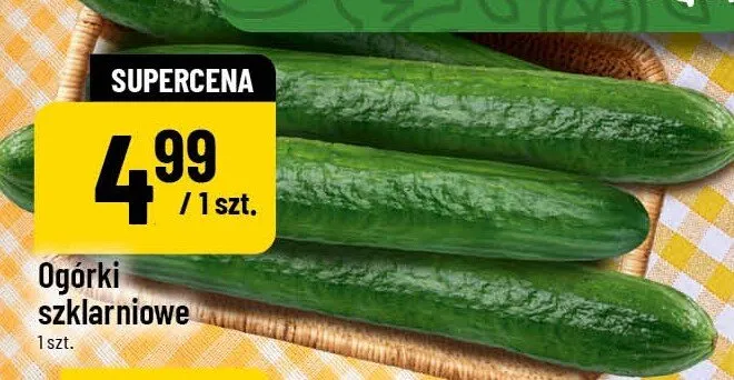 Ogórki szklarniowe promocja w POLOmarket