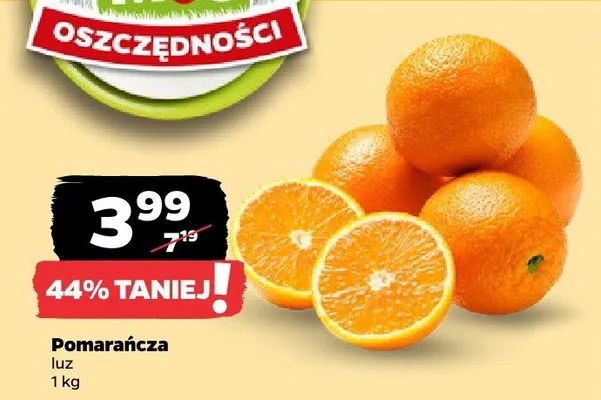 Pomarańcza luz promocja w Netto