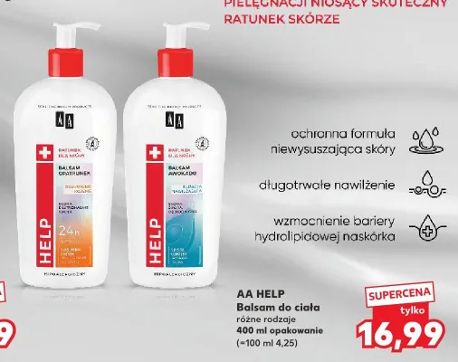 Balsam do ciała AA Help Opatrunek promocja w Kaufland