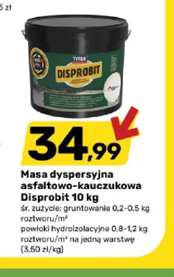 Masa dyspersyjna asfaltowo-kauczukowa Tytan Disprobit promocja w Bricomarche