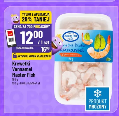 Krewetki Vannamei Master Fish promocja w POLOmarket