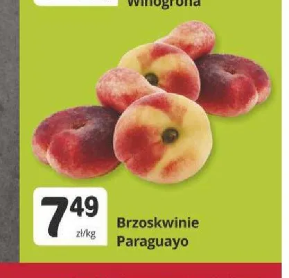 Brzoskwinie Paraguayo promocja w Marketvita