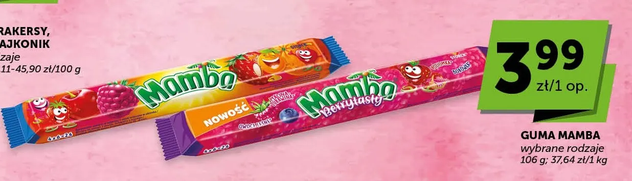 Guma Mamba promocja w Euro Sklep