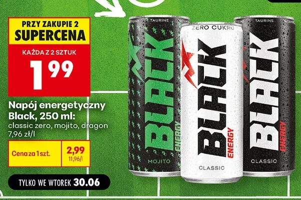 Napój energetyczny Black Dragon promocja w Biedronka