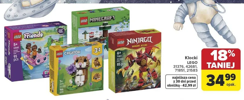 Klocki LEGO 31376 promocja w Carrefour