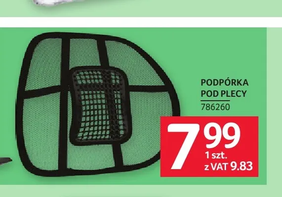 Podpórka pod plecy promocja w Selgros