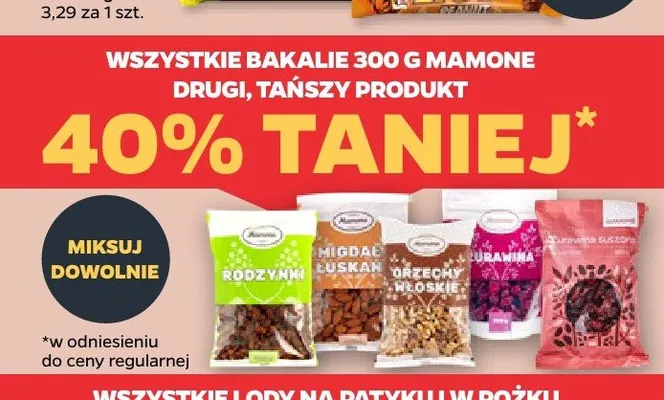Orzechy włoskie Mamone promocja w Netto